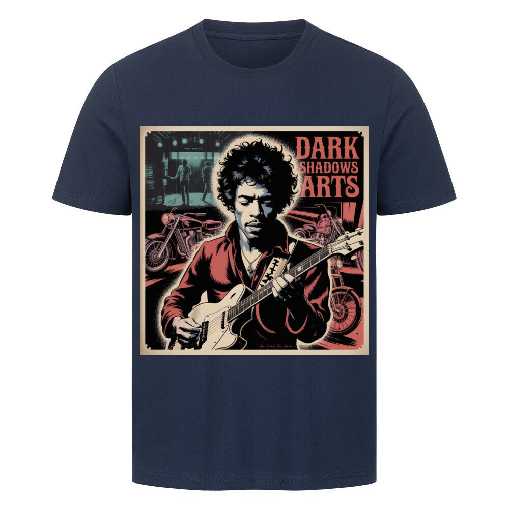 Electric Legend – Gitarrenflair & 60s Rock Tribute - DSA - HigherBlanks Premium T-Shirt | T-Shirt | Dark Shadows Arts
