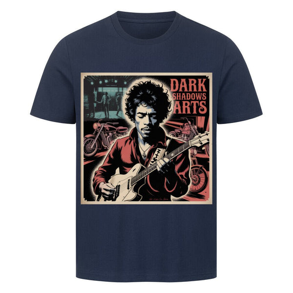 Electric Legend – Gitarrenflair & 60s Rock Tribute - DSA - HigherBlanks Premium T-Shirt | T-Shirt | Dark Shadows Arts