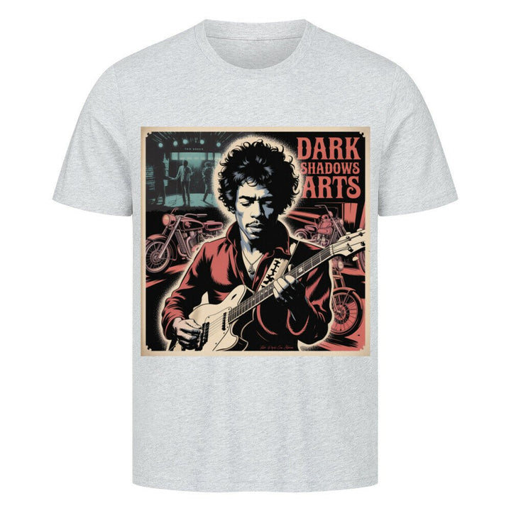 Electric Legend – Gitarrenflair & 60s Rock Tribute - DSA - HigherBlanks Premium T-Shirt | T-Shirt | Dark Shadows Arts