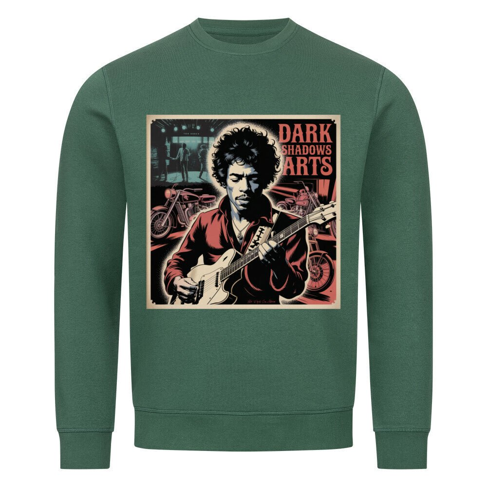 Electric Legend – Gitarrenflair & 60s Rock Tribute - DSA - Premium Organic Sweatshirt | Sweatshirt | Dark Shadows Arts