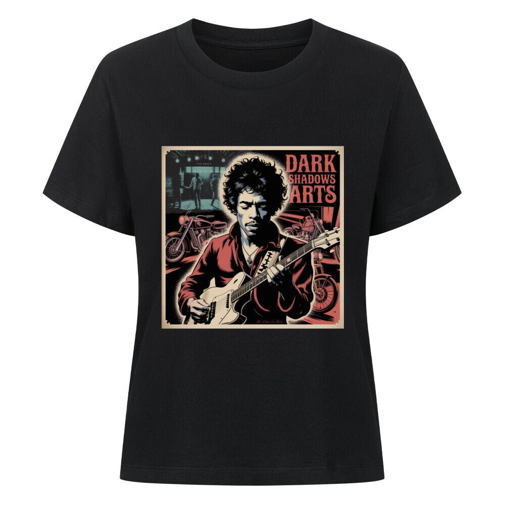Electric Legend – Gitarrenflair & 60s Rock Tribute - Premium Organic Shirt Women | T-Shirt | Dark Shadows Arts