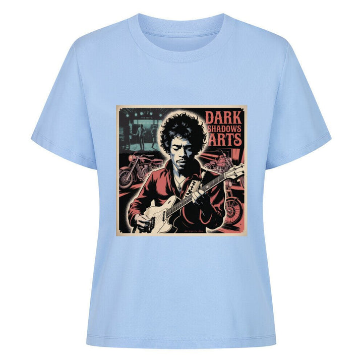Electric Legend – Gitarrenflair & 60s Rock Tribute - Premium Organic Shirt Women | T-Shirt | Dark Shadows Arts