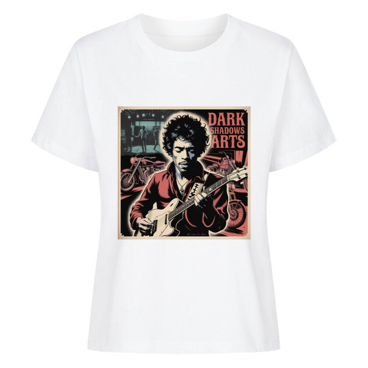 Electric Legend – Gitarrenflair & 60s Rock Tribute - Premium Organic Shirt Women | T-Shirt | Dark Shadows Arts
