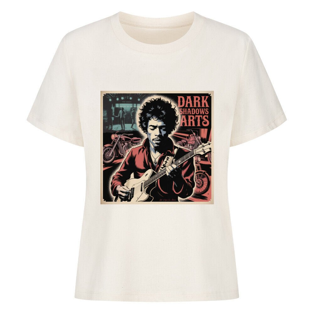 Electric Legend – Gitarrenflair & 60s Rock Tribute - Premium Organic Shirt Women | T-Shirt | Dark Shadows Arts