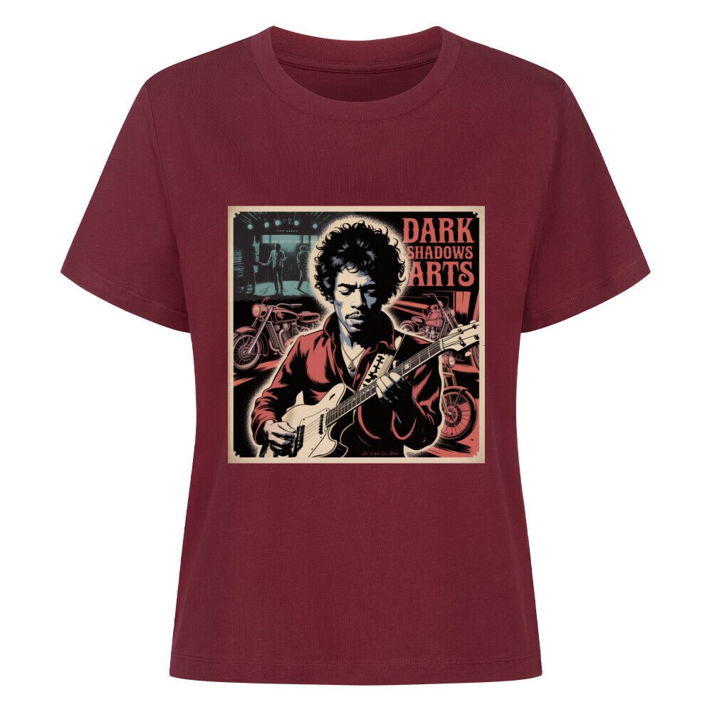 Electric Legend – Gitarrenflair & 60s Rock Tribute - Premium Organic Shirt Women | T-Shirt | Dark Shadows Arts