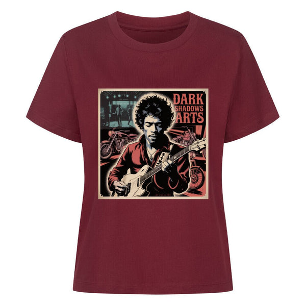 Electric Legend – Gitarrenflair & 60s Rock Tribute - Premium Organic Shirt Women | T-Shirt | Dark Shadows Arts
