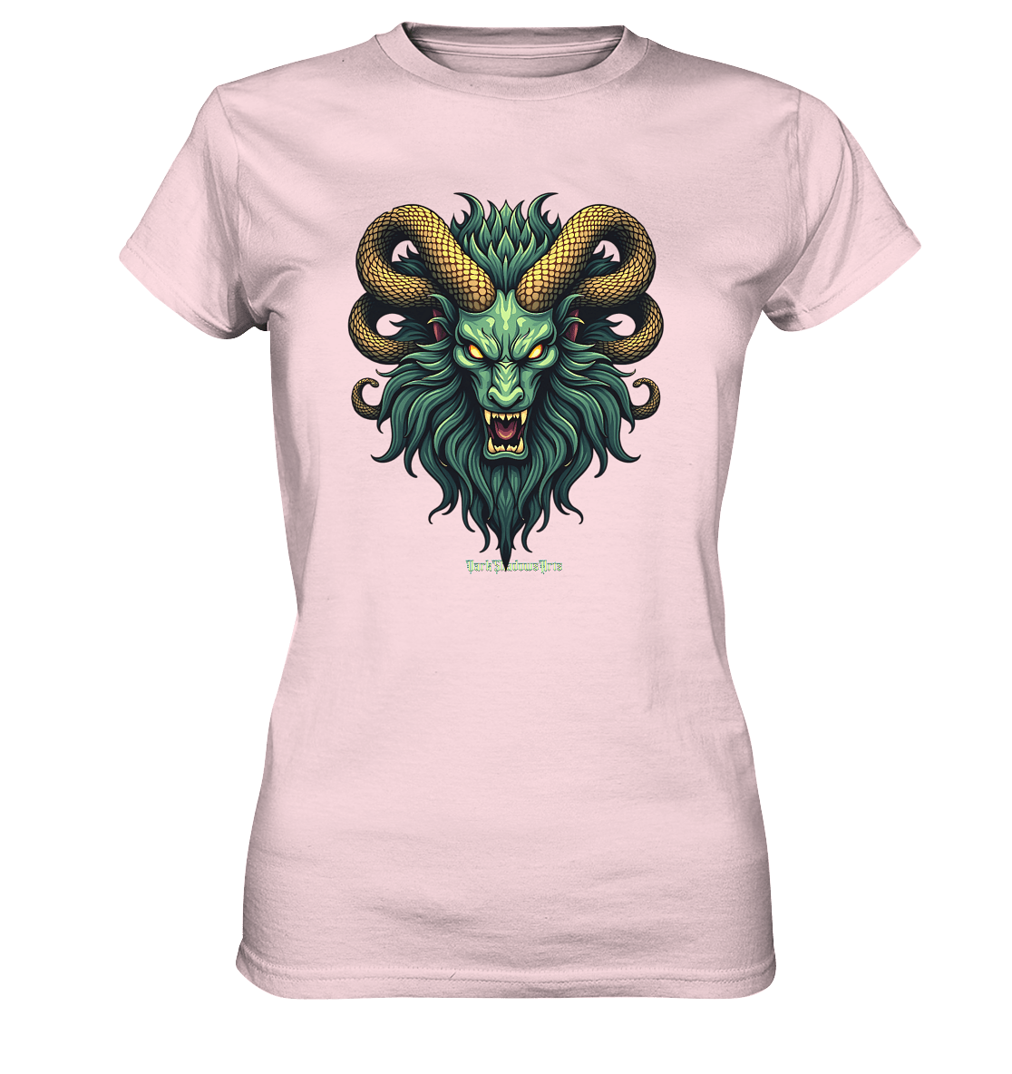Emerald Inferno Dragon s Gaze - Ladies Premium Shirt | Lady - Shirts | Dark Shadows Arts