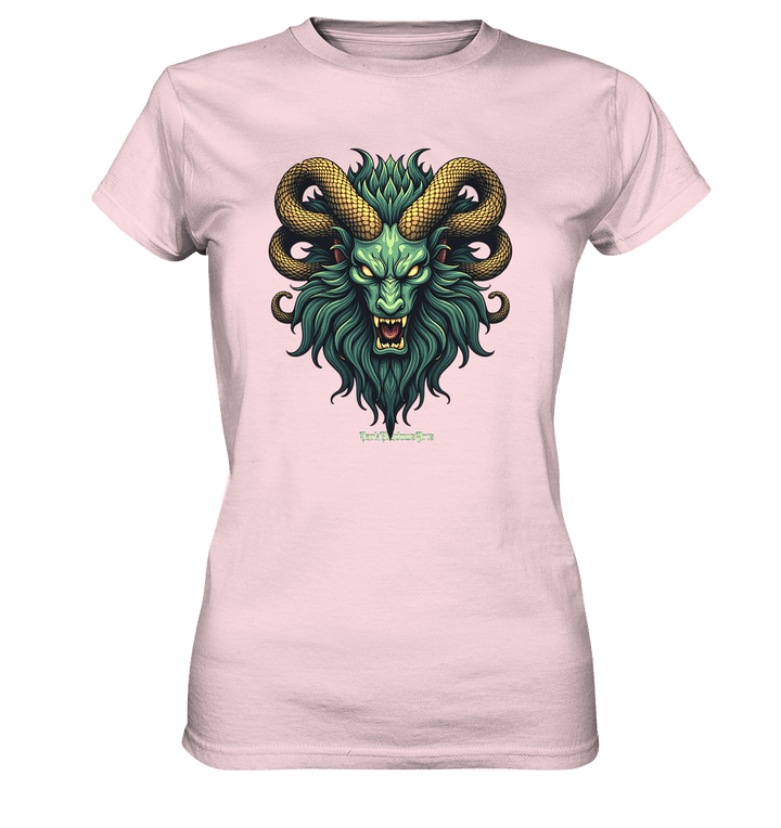 Emerald Inferno Dragon s Gaze - Ladies Premium Shirt | Lady - Shirts | Dark Shadows Arts