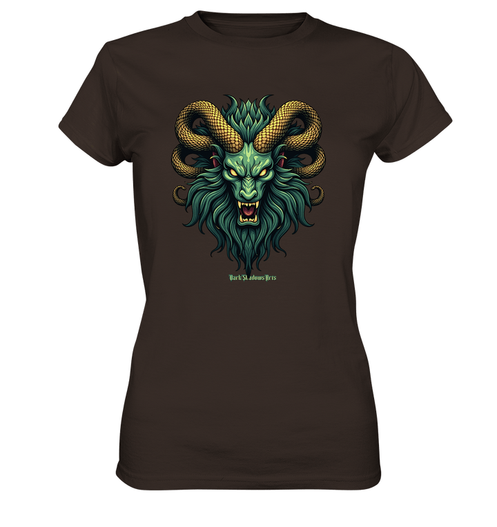 Emerald Inferno Dragon s Gaze - Ladies Premium Shirt | Lady - Shirts | Dark Shadows Arts
