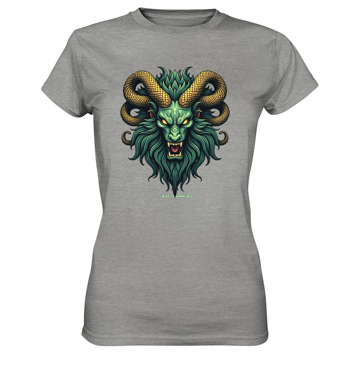 Emerald Inferno Dragon s Gaze - Ladies Premium Shirt | Lady - Shirts | Dark Shadows Arts