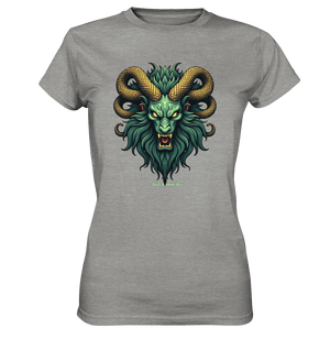 Emerald Inferno Dragon s Gaze - Ladies Premium Shirt | Lady - Shirts | Dark Shadows Arts