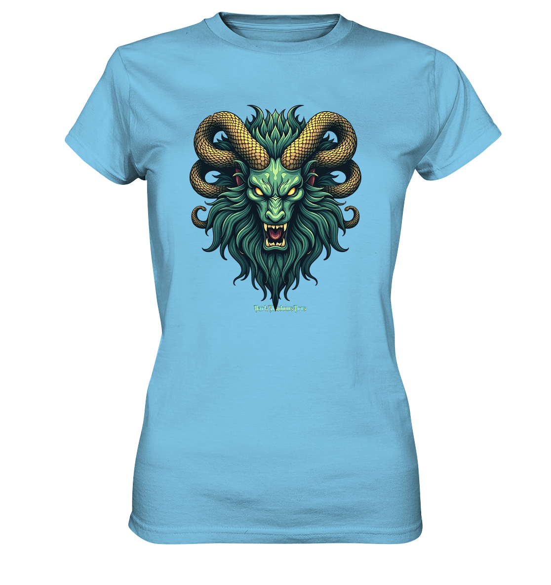 Emerald Inferno Dragon s Gaze - Ladies Premium Shirt | Lady - Shirts | Dark Shadows Arts
