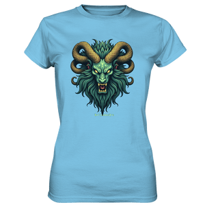 Emerald Inferno Dragon s Gaze - Ladies Premium Shirt | Lady - Shirts | Dark Shadows Arts