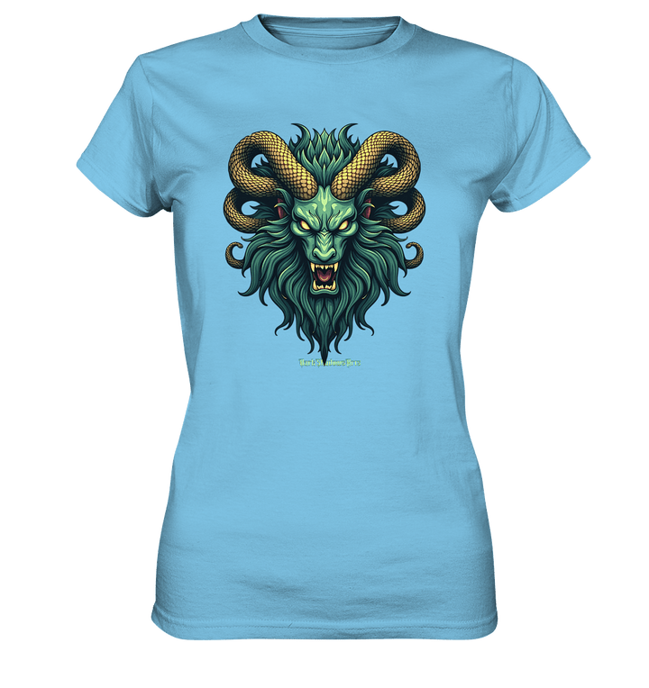 Emerald Inferno Dragon s Gaze - Ladies Premium Shirt | Lady - Shirts | Dark Shadows Arts