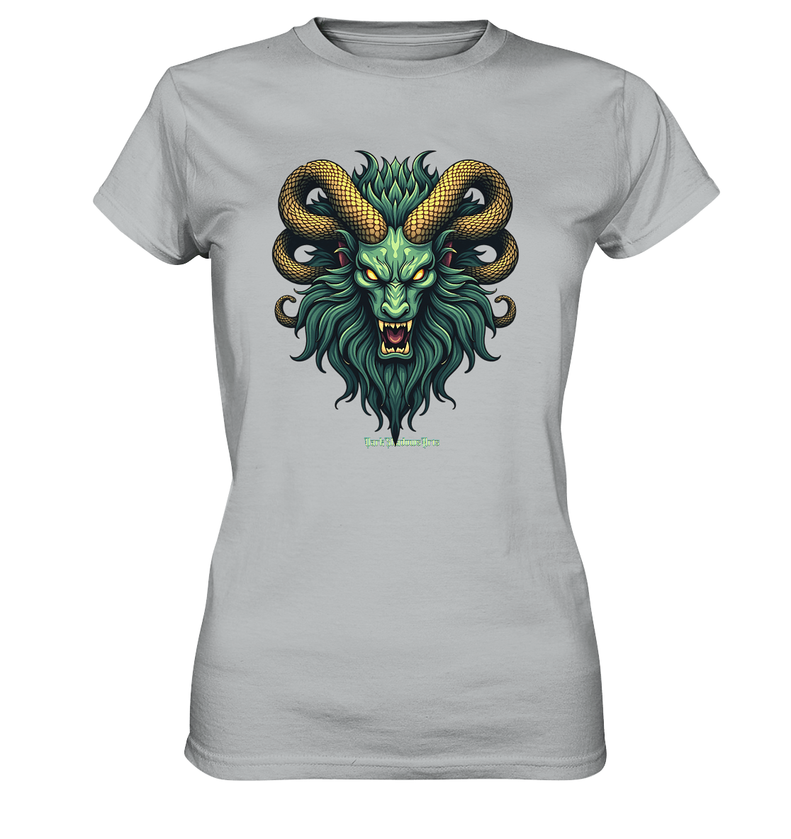 Emerald Inferno Dragon s Gaze - Ladies Premium Shirt | Lady - Shirts | Dark Shadows Arts