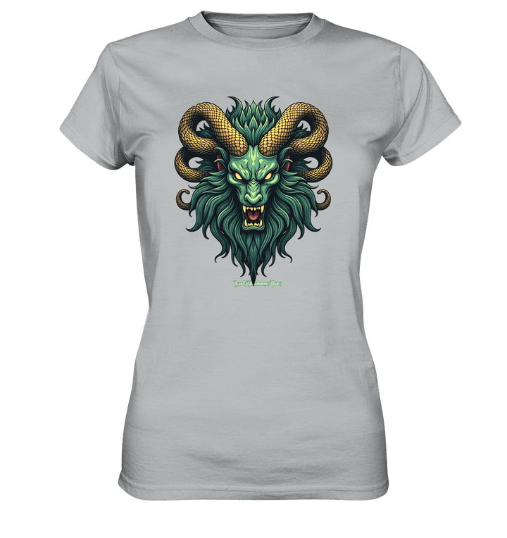 Emerald Inferno Dragon s Gaze - Ladies Premium Shirt | Lady - Shirts | Dark Shadows Arts