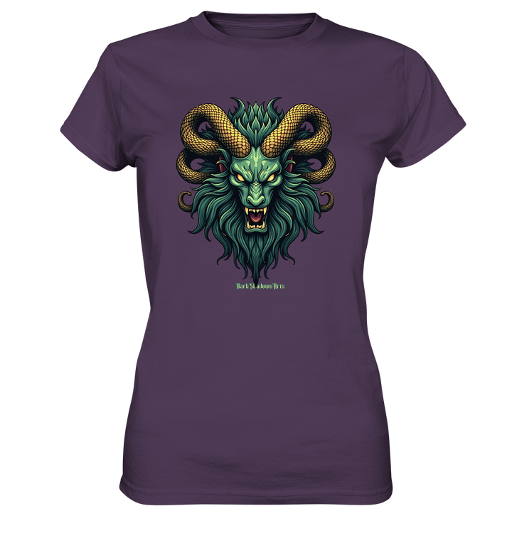 Emerald Inferno Dragon s Gaze - Ladies Premium Shirt | Lady - Shirts | Dark Shadows Arts