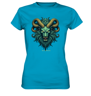 Emerald Inferno Dragon s Gaze - Ladies Premium Shirt | Lady - Shirts | Dark Shadows Arts