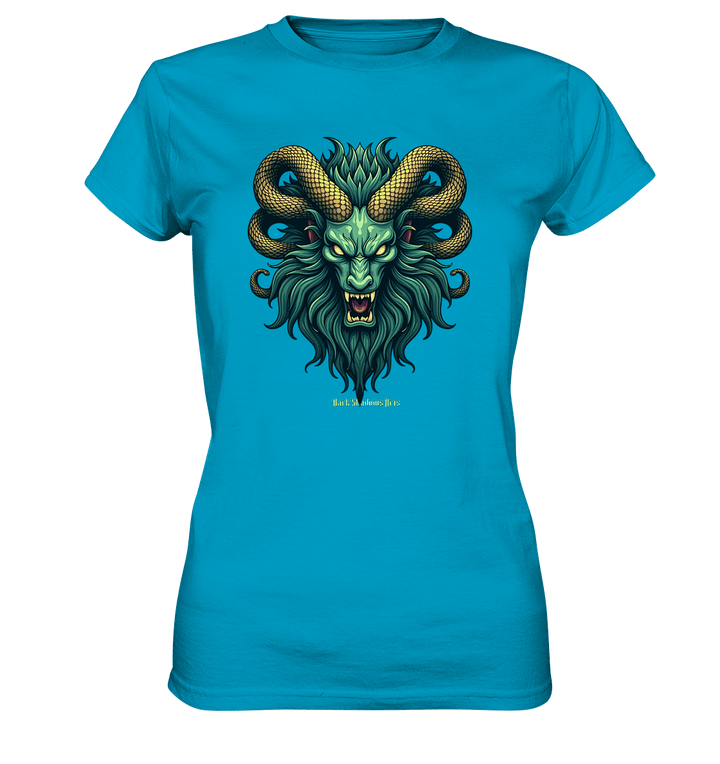Emerald Inferno Dragon s Gaze - Ladies Premium Shirt | Lady - Shirts | Dark Shadows Arts