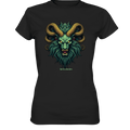 Emerald Inferno Dragon s Gaze - Ladies Premium Shirt | Lady - Shirts | Dark Shadows Arts