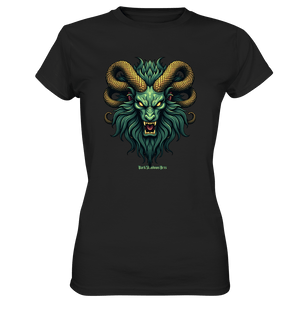 Emerald Inferno Dragon s Gaze - Ladies Premium Shirt | Lady - Shirts | Dark Shadows Arts