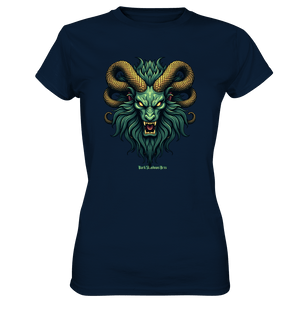 Emerald Inferno Dragon s Gaze - Ladies Premium Shirt | Lady - Shirts | Dark Shadows Arts