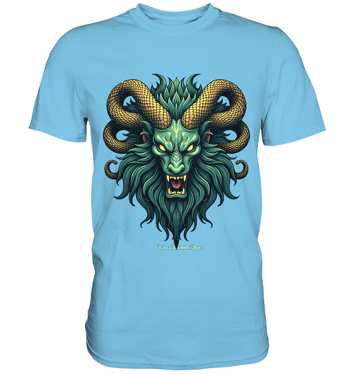Emerald Inferno Dragon s Gaze - Premium Shirt | Unisex - Shirts | Dark Shadows Arts