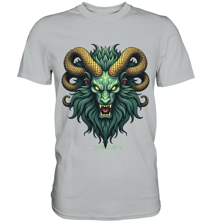 Emerald Inferno Dragon s Gaze - Premium Shirt | Unisex - Shirts | Dark Shadows Arts