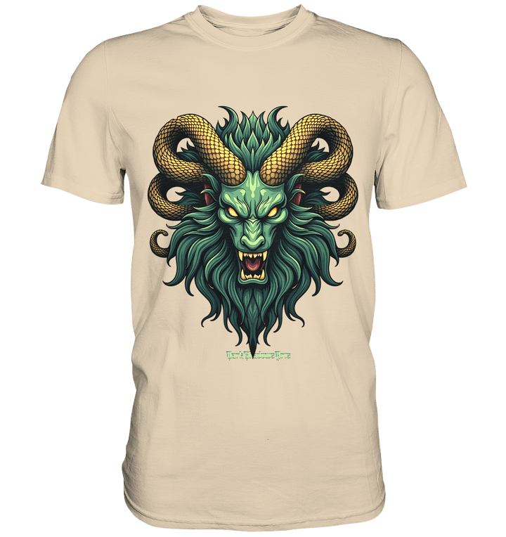 Emerald Inferno Dragon s Gaze - Premium Shirt | Unisex - Shirts | Dark Shadows Arts