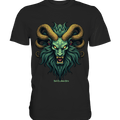 Emerald Inferno Dragon s Gaze - Premium Shirt | Unisex - Shirts | Dark Shadows Arts