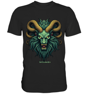 Emerald Inferno Dragon s Gaze - Premium Shirt | Unisex - Shirts | Dark Shadows Arts