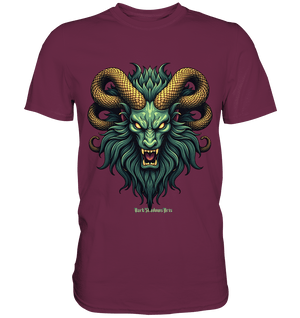Emerald Inferno Dragon s Gaze - Premium Shirt | Unisex - Shirts | Dark Shadows Arts