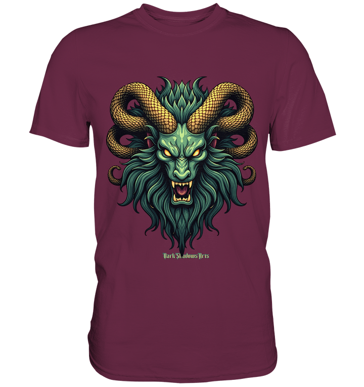 Emerald Inferno Dragon s Gaze - Premium Shirt | Unisex - Shirts | Dark Shadows Arts