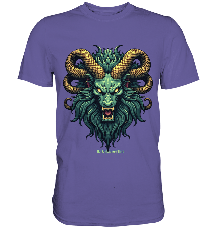 Emerald Inferno Dragon s Gaze - Premium Shirt | Unisex - Shirts | Dark Shadows Arts