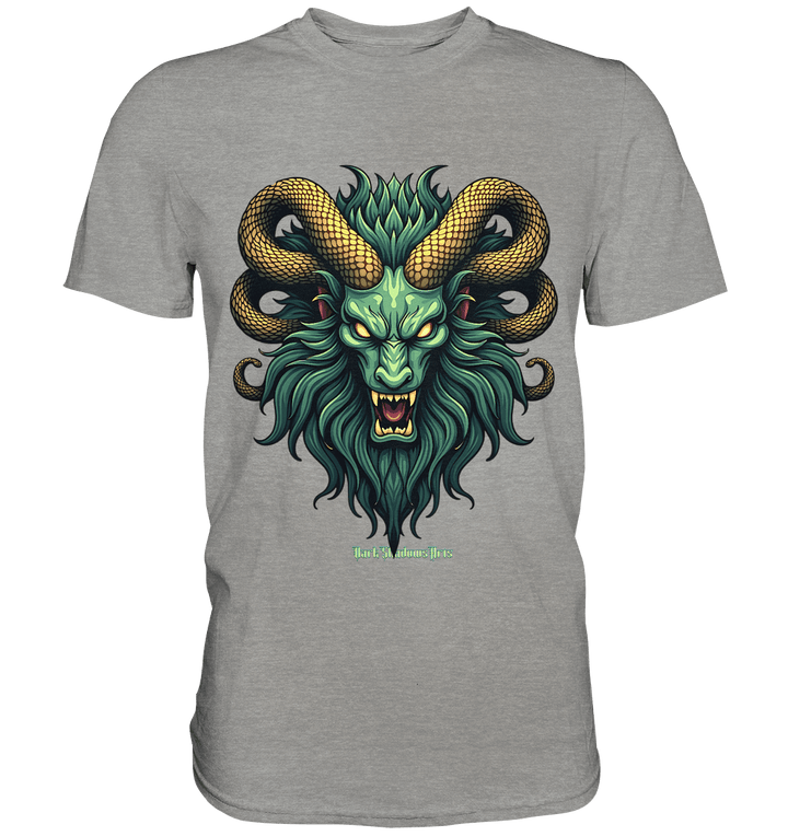 Emerald Inferno Dragon s Gaze - Premium Shirt | Unisex - Shirts | Dark Shadows Arts