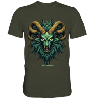 Emerald Inferno Dragon s Gaze - Premium Shirt | Unisex - Shirts | Dark Shadows Arts