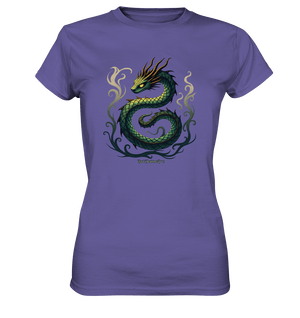 Emerald Serpent Mystic Guardian - Ladies Premium Shirt | Lady - Shirts | Dark Shadows Arts