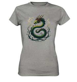 Emerald Serpent Mystic Guardian - Ladies Premium Shirt | Lady - Shirts | Dark Shadows Arts