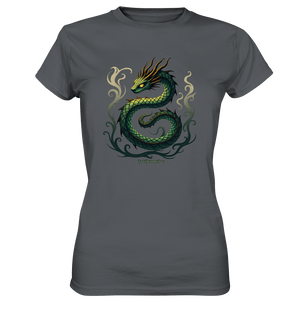 Emerald Serpent Mystic Guardian - Ladies Premium Shirt | Lady - Shirts | Dark Shadows Arts