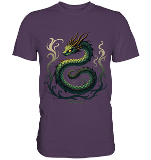 Emerald Serpent Mystic Guardian - Premium Shirt | Unisex - Shirts | Dark Shadows Arts