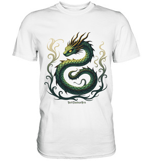 Emerald Serpent Mystic Guardian - Premium Shirt | Unisex - Shirts | Dark Shadows Arts
