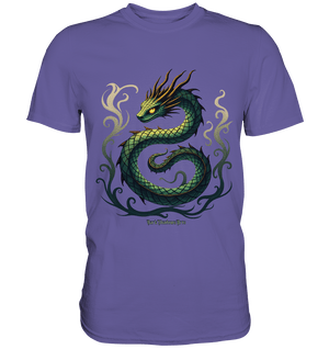 Emerald Serpent Mystic Guardian - Premium Shirt | Unisex - Shirts | Dark Shadows Arts