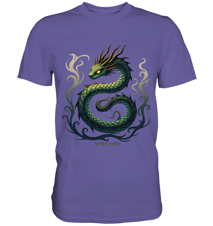 Emerald Serpent Mystic Guardian - Premium Shirt | Unisex - Shirts | Dark Shadows Arts