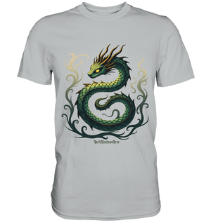 Emerald Serpent Mystic Guardian - Premium Shirt | Unisex - Shirts | Dark Shadows Arts