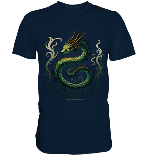 Emerald Serpent Mystic Guardian - Premium Shirt | Unisex - Shirts | Dark Shadows Arts