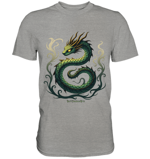 Emerald Serpent Mystic Guardian - Premium Shirt | Unisex - Shirts | Dark Shadows Arts