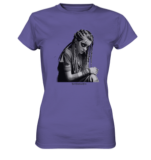 Enigmatic Veil Tattooed Persona - Ladies Premium Shirt | Lady - Shirts | Dark Shadows Arts
