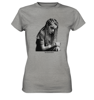 Enigmatic Veil Tattooed Persona - Ladies Premium Shirt | Lady - Shirts | Dark Shadows Arts