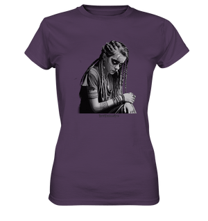 Enigmatic Veil Tattooed Persona - Ladies Premium Shirt | Lady - Shirts | Dark Shadows Arts