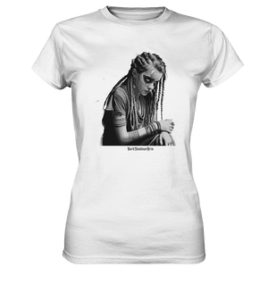 Enigmatic Veil Tattooed Persona - Ladies Premium Shirt | Lady - Shirts | Dark Shadows Arts